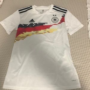 Womens xs adidas deutscher fussball-bund jersey